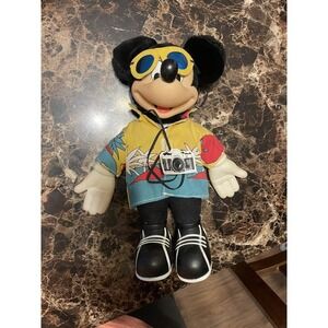 Vintage Applause Mickey Mouse TOURIST Edition Doll /Plush Toy